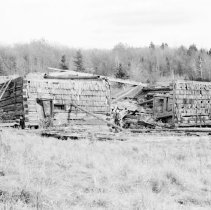 K-72-14-06 Log barn east of Evangelical Church at Rye, Muskoka