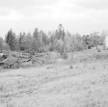 K-72-14-08 Evangelical Church as seen from log barn at Rye, Muskoka