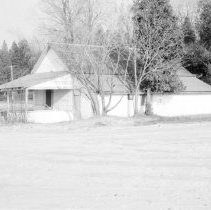 K-74-18-31 Old building on Port Elgin beach - used as tuck shop, Nov. 1974