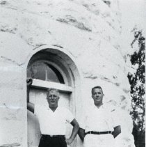 Clayton Knechtel and friend at Chantry Lighthouse
