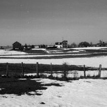K-95-01-31 Looking west from Harvey McCoy building, Elderslie Township
