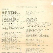 Saugeen High School Cheer Sheet