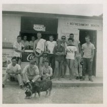 Group of teenagers at "The Booth"