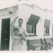 Girl and Norman McLeod Jr. at The Booth