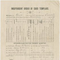 Tiverton  I.O.G.T. minute book, enclosure 5b