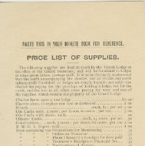 Tiverton  I.O.G.T. minute book, enclosure 7