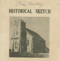 Saugeen Indian United Church Mission 1829 - 1954, front page