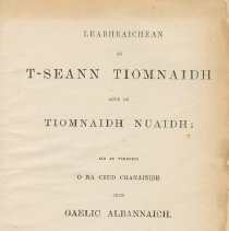Title Page - Gaelic Bible