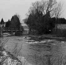 K-65-02-01  [iron bridge spanning a river], 1965