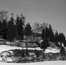 K-60-01-13 Buoys on shore in front of Big Tub Lodge, Tobermory, March 1960