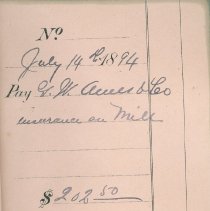 A2017.059.010c - Sample cheque stub, 1894