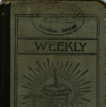 Weekly Time Book, front cover