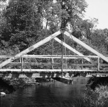 K-61-01-09 Wooden bridge over Hepworth Creek, 1960