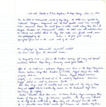 Page 76, Gordon and Olive Hepburn visit, Nov. 1963, Albemarle Twp. Srapbook