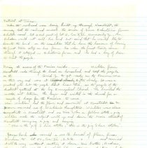 Page 76 - Wiseman visit  notes, June 1958, Carrick Township scrapbook