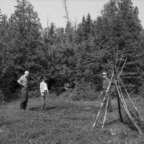 K-61-04-14 Clearing with wigwam near William Henry Marsh near Tobermory
