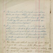 Rock of Friendship Temperance Society procedure book, page 14