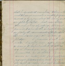Rock of Friendship Temperance Society procedure book, page 21