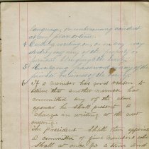 Rock of Friendship Temperance Society procedure book, page 23