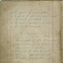 Rock of Friendship Temperance Society procedure book, page 2