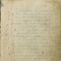 Rock of Friendship Temperance Society procedure book, page 3