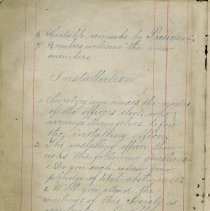 Rock of Friendship Temperance Society procedure book, page 4