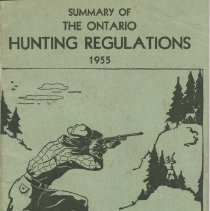 Summary of Ontario hunting regulations, front cover