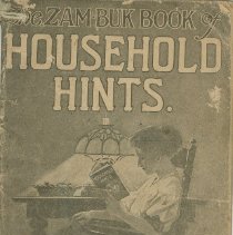 The Zam-Buk Book of Household Hints, front cover