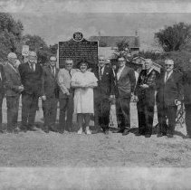 Unveiling of "The Allenford Pow-Wow" 1855 plaque