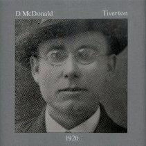 D. McDonald, Tiverton, 1920