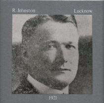 R. Johnston, Lucknow, 1921