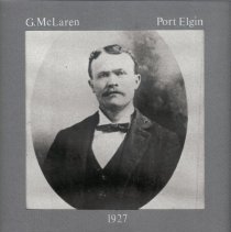 G. McLaren, Port Elgin, 1927