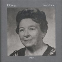 T. Greig, Lion's Head, 1965