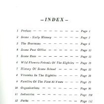 History of Scone School Section, title page