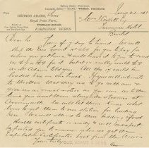 Business Correspondence to W.J. Arkell, June 21 1911