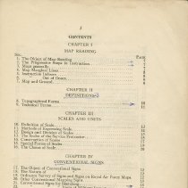 Notes on Map Reading table of contents 1
