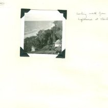 Page 75, Jack Campbell visit notes - Huron Township Scrapbook