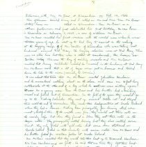 Page 163 - Tom McGaw interview notes - Kincardine Township Scrapbook