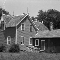 K-63-08-21 Former Legate house, Lot 22, Con. XII, Brant Township, 1963