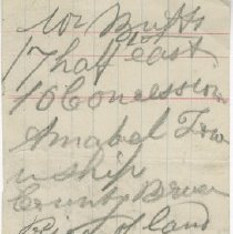 A966.011.022 - note and list, front