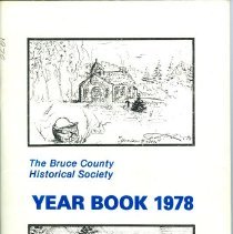 Cover - The Bruce County Historical Society year book 1978