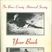 Cover - The Bruce County Historical Society year book 1979