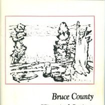 Cover - Bruce County Historical Society year book 1982