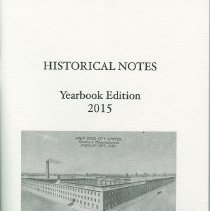 Historical notes - yearbook edition 2015 - Bruce County Historical Society