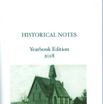 Historical notes - yearbook edition 2018 - Bruce County Historical Society