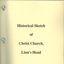 Historical sketch of Christ Church, Lion's Head