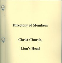 Directory of members of Christ Church, Lion's Head