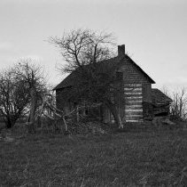 K-68-13-20 Log house on Lot 3, Con. A, Amabel Township, April 1968