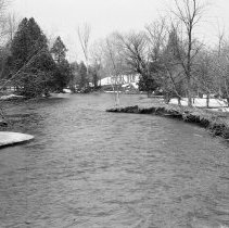 K-69-06-04 Saugeen River to south, in front of Jones' house, Elderslie Twp.