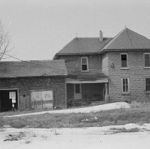 K-69-06-07 Former Blackburn house, Lot 15, Con. IV, Elderslie Township